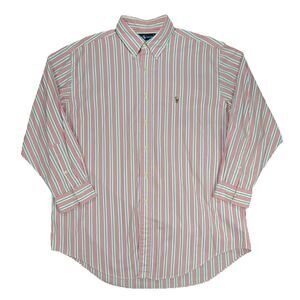 POLO RALPH LAUREN Yarmouth Mens Button Down Oxford Dress Shirt Size 17-33
